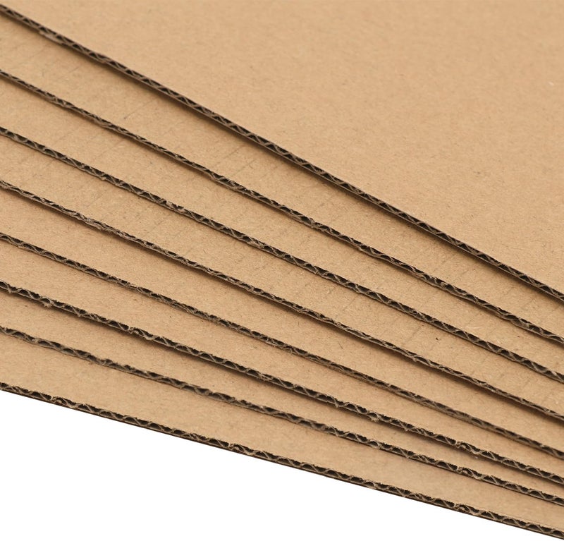 IHDYPPEW 200 Pack 3.5"x 4.5" Corrugated Cardboard Sheets, Flat Cardboard Layer Pads 2 mm Thickness, Flexible Packaging Inserts for Shipping, Mailing, and Crafts, by - Image 3